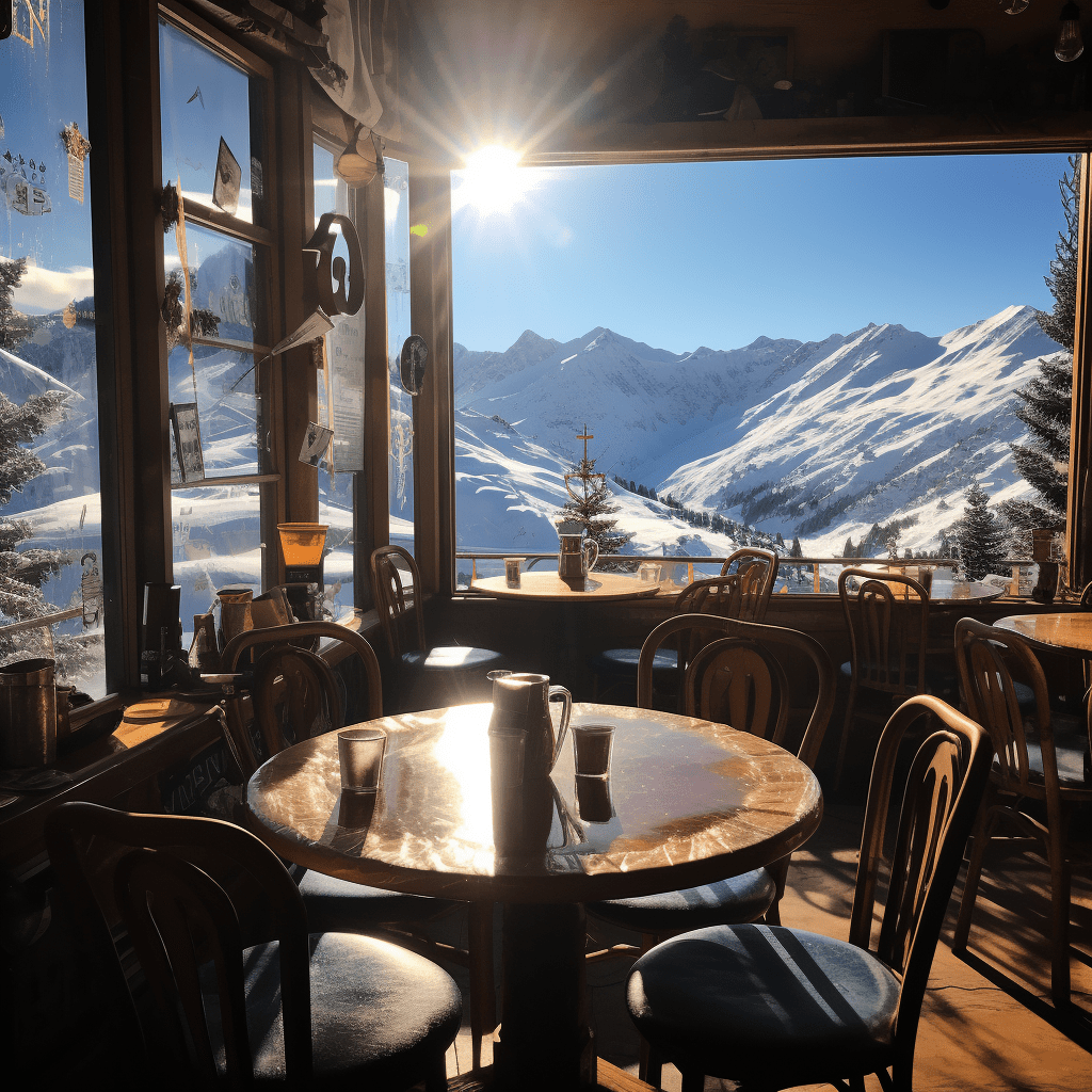 Фото горнолыжного кафе